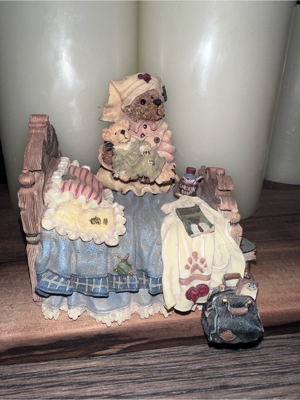 Boyds Bears & Friends 2777 Spoonful of Sugar Music Box Nurse Bear Figurine LE